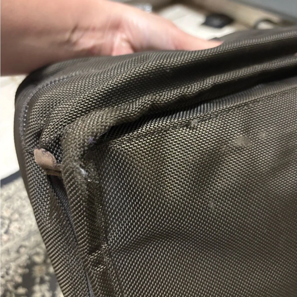 Tumi laptop bag brown